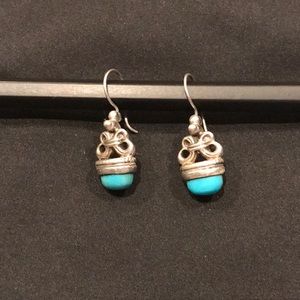 Barse sterling silver and turquoise earrings